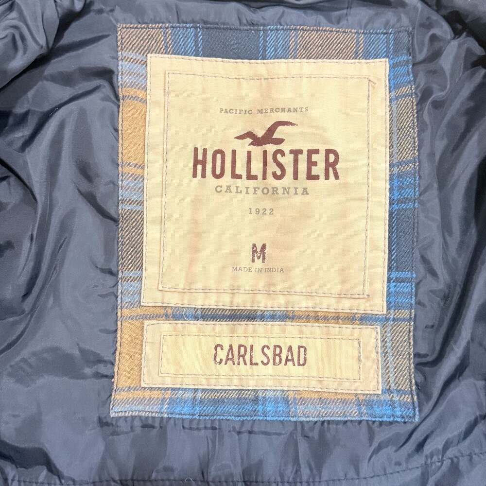 Hollister Carlsbad Quilted Lined Plaid Flannel Snap Button Jacket - Picture 3 of 7